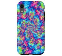 Abstracto Arco Iris Caso Pintura Remolino Trippy Arte Carcasa para iPhone XR