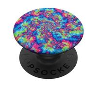 Abstracto Arco Iris Caso Pintura Remolino Trippy Arte PopSockets PopGrip Adhesivo