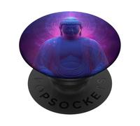 Abstracto Buda En Flor De Loto Espiritual Budismo Budista PopSockets PopGrip Adhesivo