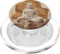 Abstracto Buda En Flor De Loto Espiritual Budismo Budista PopSockets PopGrip para MagSafe