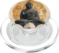 Abstracto Buda En Flor De Loto Espiritual Budismo Budista PopSockets PopGrip para MagSafe