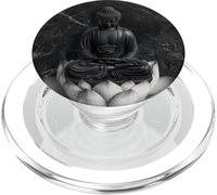 Abstracto Buda En Flor De Loto Espiritual Budismo Budista PopSockets PopGrip para MagSafe