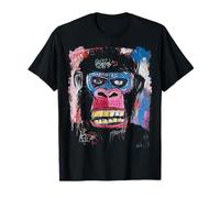 Abstracto Cara Mono Pop Art Diseño Con Un Gorila En Él Camiseta