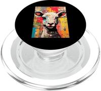 Abstracto Colorido Ovejas Pintura Salpicadura Arte PopSockets PopGrip para MagSafe