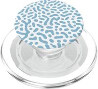 Abstracto Formas Azul Y Blanco Retro Feel PopSockets PopGrip para MagSafe