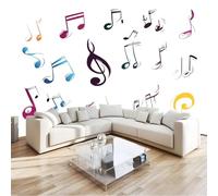 Abstracto Fotomurales Decorativos Pared notas musicales Papel Pintado 400x280 cm Murales Pared HD Moderno 3D Impresión Del Arte Oficina Tv De Fondo Fotomurales