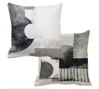 Abstracto Funda Cojin 65x65cm Fundas Cojines Exterior Impermeable Terciopelo Funda de Almohada Cojines Sofa Cama Decorativos Moderno Protector Almohada Pack 2 Exterior Jardin Cushion Covers f-15893