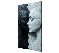 Abstracto Pintar por Numeros Adultos,Paisaje Pintura por Numeros Kit,Easy Paint by Numbers Adult Niños,con 3 Pinceles y Pigmento Acrílico,DIY Manualidades Home Decor Regalo 100x200 cm,con Marco,d642k