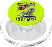 ABSURDISTA Divertido Que Tiempo para Estar Vivo PopSockets PopGrip para MagSafe