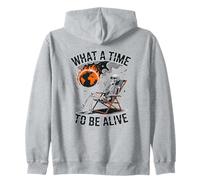 ABSURDISTA Divertido Que Tiempo para Estar Vivo Sudadera con Capucha