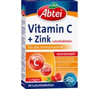 Abtei Vitamina C + Zinc - 30 comprimidos para chupar Abtei