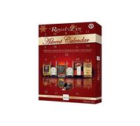 Abtey Chocolatier Royal des Lys Prestige Licores en Premium Chocolate Oscuro Calendario de Adviento 24 Días, Rojo, 290 g