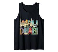 Abu Dhabi City Name Travel Souvenir - Regalo turístico Camiseta sin Mangas