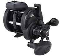 Abu Garcia Ambassadeur Altum DLC, Carrete de Pesca, carretes convencionales, Pesca Convencional, Unisex, Negro^Plata, 20 | Mano Derecha
