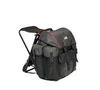 Abu Garcia Basic con Silla Incorporada Mochila de Pesca - Mochila Ligera y Resistente al Agua para Pescadores, Camping y Aventuras al Aire Libre, Disponible