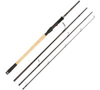 Abu Garcia - Caña Giratoria Tormentor, Spinning, Caña de Pescar, 2.74 m, Negro, Crema, 30-70g, Corcho, Fibra de Carbono, Depredador