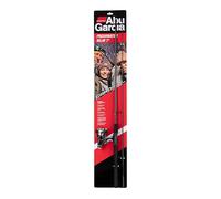 ABU GARCIA Cardinal Water-Varilla de 2 Piezas con Carrete de Arrastre Trasero clásico 20, Color Negro, 7 pies, Unisex Adulto