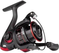 Abu Garcia Cardinal X - Carrete Giratorio Completo, Carrete de Agua Dulce para Pesca de señuelo depredador, Trucha, Perca, Lucio, salmón, Robusto y Ligero, Aluminio Negro y Rojo, Varios tamaños