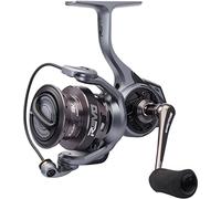 Abu Garcia Carrete Giratorio, Carretes giratorios Revo SX, Pesca de Depredadores, Pescador de Agua Dulce, Perca, Lucio, Zander, Negro/Gris, Robusto y Ligero, 9+1 Rodamientos, 3000