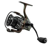 Abu Garcia Carrete Giratorio, carretes giratorios Spike S, Pesca depredador, Pescador de Agua Dulce, Perca, Lucio, lucioperca, Negro, relación de Engranaje 5.2:1, Robusto y Ligero, número de