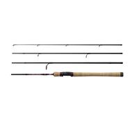 Abu García Diplomat - Cañas de Pesca de Viaje V2, diseñadas para ser embaladas de Tamaño Pequeño para Transporte Fácil, Blanco Carbono 24T, Acciones moderadas a rápidas, Rango de Peso de Lanzar para