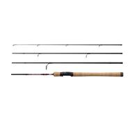 Abu Garcia Diplomat V2 Caña de Pesca de Viaje - Compacta caña de Viaje de 4 Piezas de Carbono para múltiples Especies, Ideal para la Pesca en Agua Dulce y Salada 2.44m 10-35G