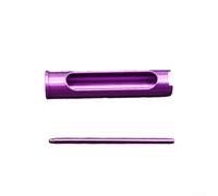 Abu Garcia - Funda de aleación para carrete, 1 juego, aluminio Bf8/bf7/ib8/mgx/alx/ib7 Twists para carrete, inserto de calibre de alambre Revo anodizado para pesca (plata/azul/morado/negro/rosa/dorado