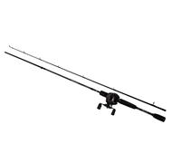 Abu Garcia Gen Ike Low Profile baitcast - Juego de cañas y Rollos (1,98 m, 10-30 g), Color Morado y Negro