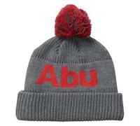 Abu Garcia Gorro Bubble | Gorro de Pescador cálido y Ajustado para Pescar, navegar, Hacer Senderismo, Acampar y para el Uso Diario | Logotipo clásico Abu Bordado | Rojo/Gris