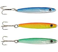 Abu Garcia Kystsilda Señuelos de Pesca para Pescadores - Anzuelos Ultraafilados, Duraderos para Pesca en Agua Dulce y Salada, Señuelos Topwater y Jigging, Surtidos 60g