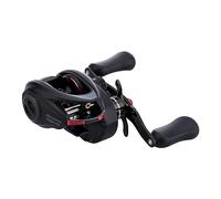 Abu Garcia Low Profile Baitcast Reel, Carretes de Perfil bajo Revo Winch, Pesca de Depredadores, Pescador de Agua Dulce, Perca, Lucio, Zander, Negro, Robusto y Ligero, 9+1 Rodamientos, Perfil bajo