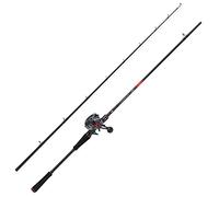 Abu Garcia MAX LP Pike Combo 2,44 m | 30-110 g, Combo de Carrete de caña de Pescar, Combos de Cebo, señuelo de depredador, Lucio/Perca/lucioperca, Unisex, Negro