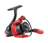 Abu Garcia Max X - Carrete giratorio, tamaño 40 (1523254), 3 rodamientos de bolas + 1 rodamiento de rodillos que proporciona un funcionamiento suave, arrastre frontal de fieltro, máximo de 14 libras |