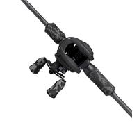 Abu Garcia MAX X BLACK OPS Caña de pescar y carrete Casting Combo 1.98m 10-40g Juego de cañas de pescar Combos Baitcast para pescadores de depredadores Kit de cañas de pescar Predator Negro