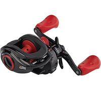 Abu Garcia MAX X - Carrete de Pesca de bajo Perfil, Carrete de Pesca Rojo y Negro para Pesca depredador, Lucio, Perca y lucioperca