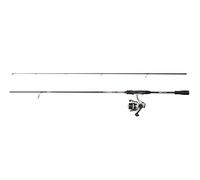 Abu Garcia MAX X Spinning Combo con Línea, Caña y Carrete de Pesca de Agua Dulce Lucioperca y Zander, Fuerte Ligero y Versátil, Negro y Gris, Caña 1.67m Moderadamente Rápida, Carrete Tamaño 7500