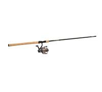 ABU GARCIA Pro MAX Heavy Spinning caña de Pescar y Carrete Combo, Hombre, Combo de caña de Pescar y Carrete Pesado, 2 Unidades, 15-45 g, 649-1445917, Negro y Dorado, 7 ft/6-Inch
