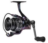 Abu Garcia Spike - Carrete Giratorio, Carrete de Pesca, carretes giratorios Ligeros y Fuertes, Pesca de depredador, Perca, lucioperca, Unisex, Verde/Morado/Negro, 2500SH
