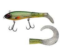 Abu Garcia Svartzonker McHybrid - Señuelo de Pesca para Lucio, híbrido Duro, Suave, Cebo suministrado con Cola de Paleta y Cola de Rizo