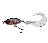 Abu Garcia Svartzonker McMio Señuelo para Lucio y Musky - Jerkbait Flotante para Depredadores de Agua Dulce - Ideal para Lucio, Musky, lucioperca y Perca - Diseño 3D Realista, cucaracha Real 14 cm