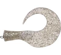 Abu Garcia Svartzonker McMio Spare Tails - Recambios ecológicos para señuelos MC Mio Grandes y pequeños, Plastisol Duradero para Pesca en Agua Dulce y Salada, Brillo Plateado 7.2 cm