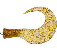 Abu Garcia Svartzonker McMio Spare Tails - Recambios ecológicos para señuelos MC Mio Grandes y pequeños, Plastisol Duradero para Pesca en Agua Dulce y Salada, Brillo Dorado 7.2 cm