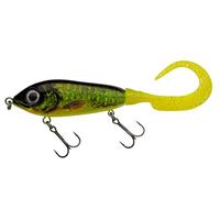 Abu Garcia Svartzonker McMy Tail Jerkbait - ABS Transparente de Alto Impacto, ecológico lastrado, Efecto 3D Realista, diseñado en Suecia para la Pesca en Agua Dulce y Salada, Fire Carp Flash 20 cm