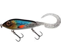 Abu Garcia Svartzonker McMy Tail Jerkbait - ABS Transparente de Alto Impacto, ecológico lastrado, Efecto 3D Realista, diseñado en Suecia para la Pesca en Agua Dulce y Salada, Blue Sunrise 20 cm