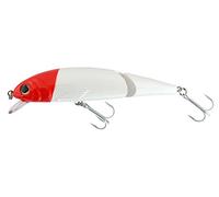 Abu Garcia Tormentor Jointed Señuelo Flotante - Disponible en Varios tamaños, Ideal para Depredadores de Agua Dulce como truchas, lucios, lubinas, acción Realista, Cabeza roja 11 cm