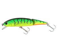 Abu Garcia Tormentor Jointed Señuelo Flotante - Disponible en Varios tamaños, Ideal para Depredadores de Agua Dulce como truchas, lucios, lubinas, luciopercas y salmones, acción Realista, Tiger 13 cm