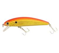 Abu Garcia Tormentor Señuelo Flotante - Disponible en Varios tamaños, Ideal para truchas, percas, lucios, luciopercas y lubinas, acción Seductora, Holo Naranja/Amarillo/Oro 5 cm