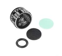 ABU - Pomo de freno mecánico de tensión de carrete de pesca con junta, se adapta a generaciones 3/3 5/4/5, rendimiento eficiente (negro plateado)