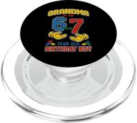 Abuela 67 Meme Cumpleaños 7 Años Bloques De Construcción Ladrillos PopSockets PopGrip para MagSafe
