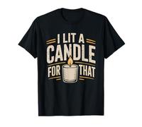Abuela Católica Lit Vela Humor Fe Catholic Grandma Prayer Camiseta
